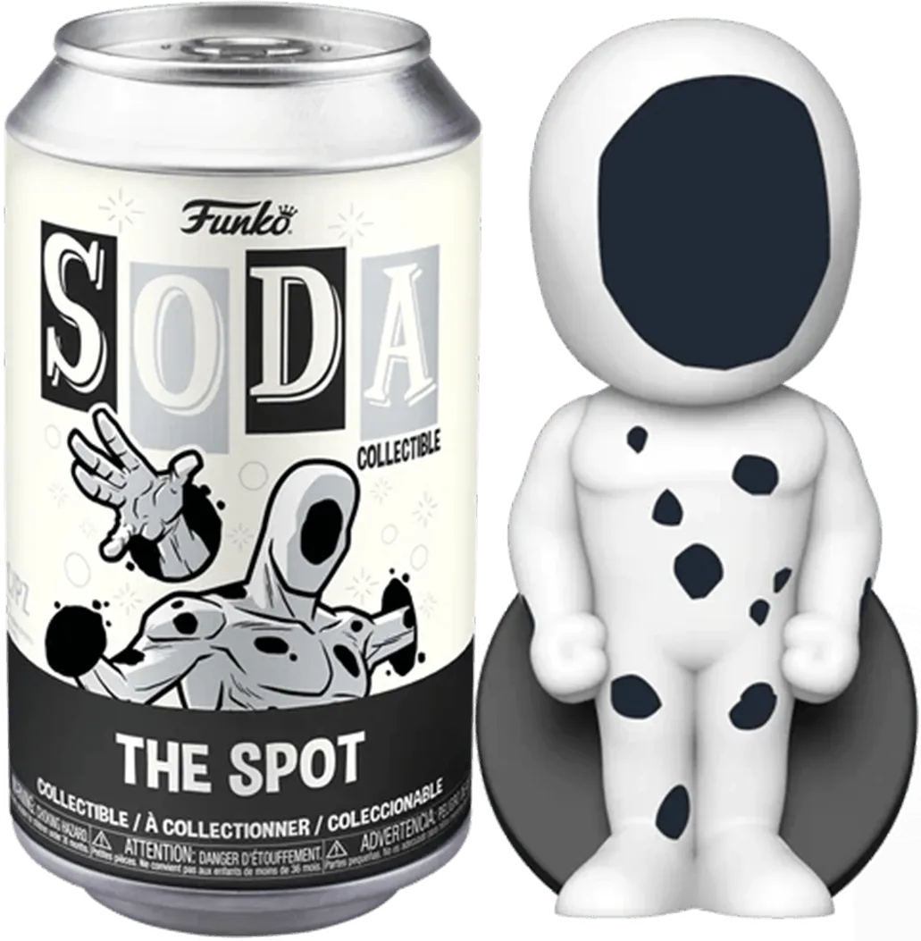 FUN73429 SpiderMan: Across the Spider-Verse - The Spot (with chase) Vinyl Soda - Funko - Titan Pop Culture