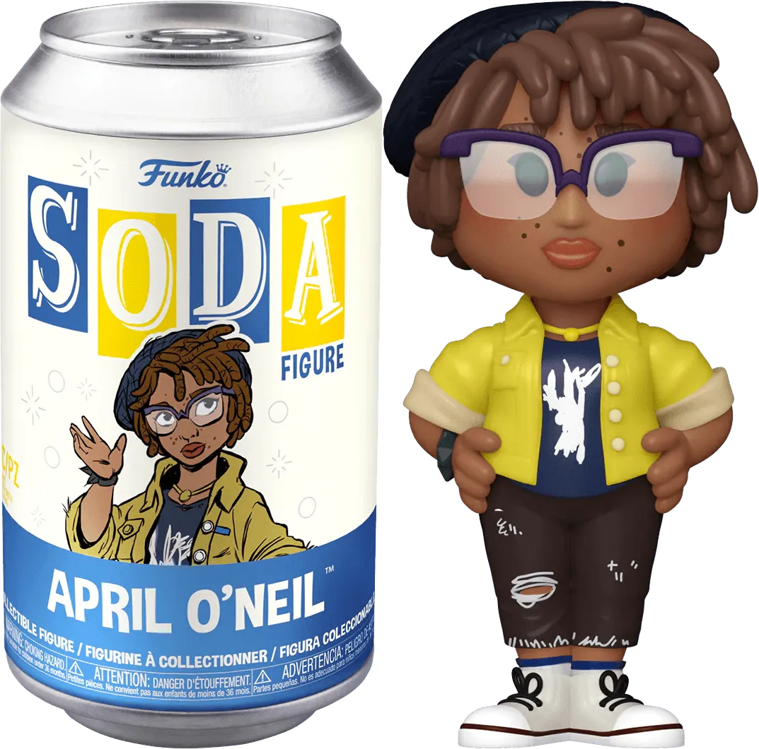 FUN73447 Teenage Mutant Ninja Turtles: Mutant Mayhem (2023) - April O'Neil (with chase) Vinyl Soda - Funko - Titan Pop Culture