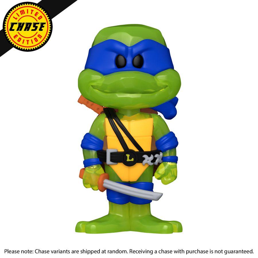 FUN73451 Teenage Mutant Ninja Turtles: Mutant Mayhem (2023) - Leonardo {with chase) Vinyl Soda - Funko - Titan Pop Culture