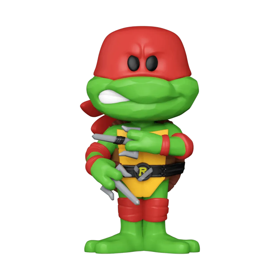 FUN73453 Teenage Mutant Ninja Turtles: Mutant Mayhem (2023) - Raphael {with chase) Vinyl Soda - Funko - Titan Pop Culture