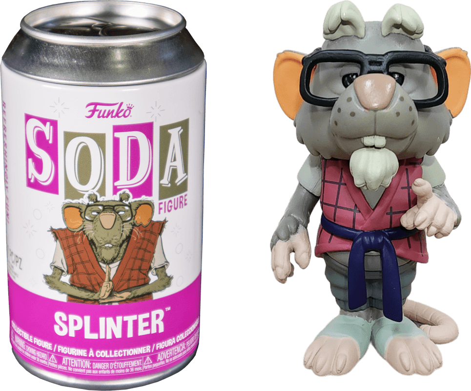 FUN73455 Teenage Mutant Ninja Turtles: Mutant Mayhem (2023) - Splinter US Exclusive (with chase) Vinyl Soda [RS] - Funko - Titan Pop Culture