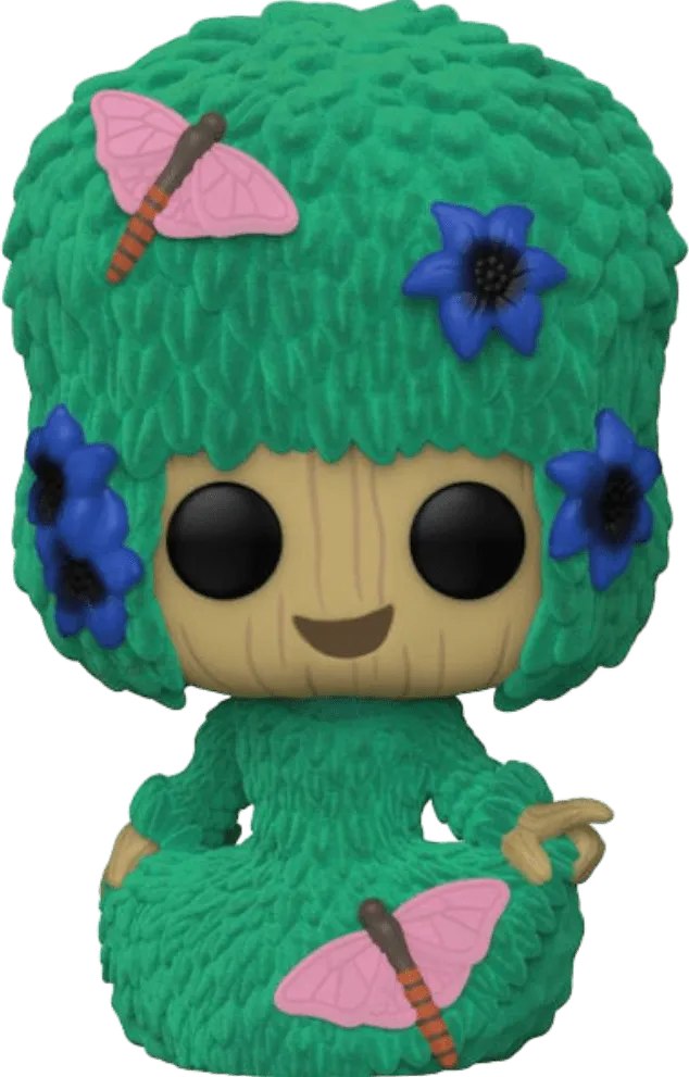 FUN73531 I Am Groot - Fancy Groot Flocked Pop! RS - Funko - Titan Pop Culture