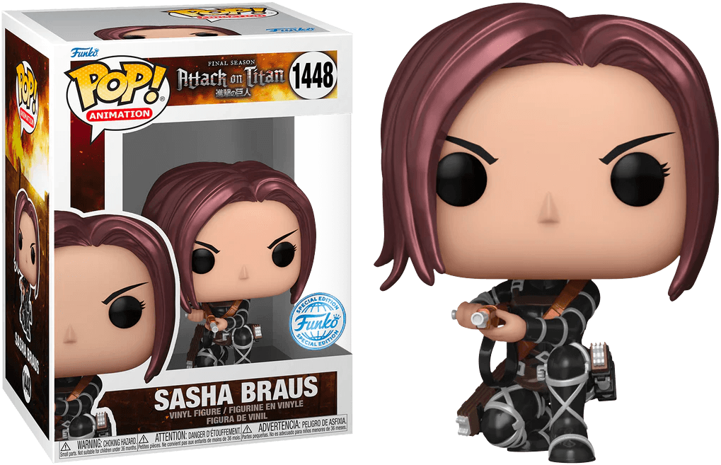 FUN73532 Attack on Titan - Sasha Braus US Exclusive Metallic Pop! Vinyl [RS] - Funko - Titan Pop Culture