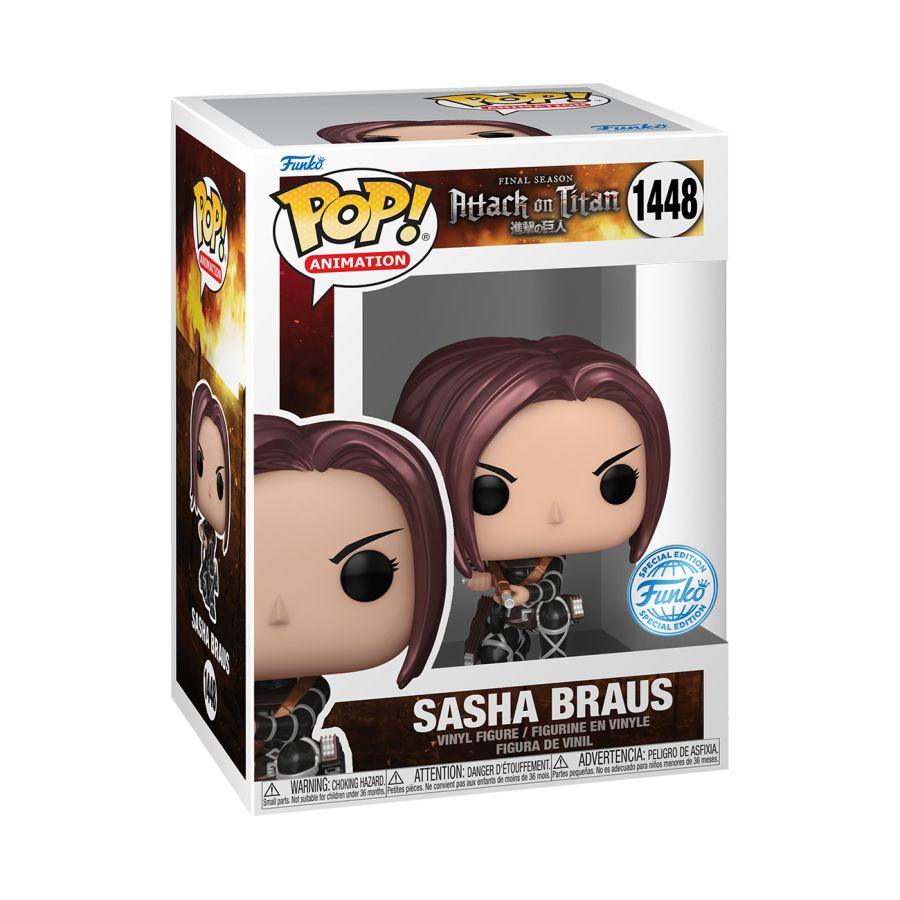 FUN73532 Attack on Titan - Sasha Braus US Exclusive Metallic Pop! Vinyl [RS] - Funko - Titan Pop Culture