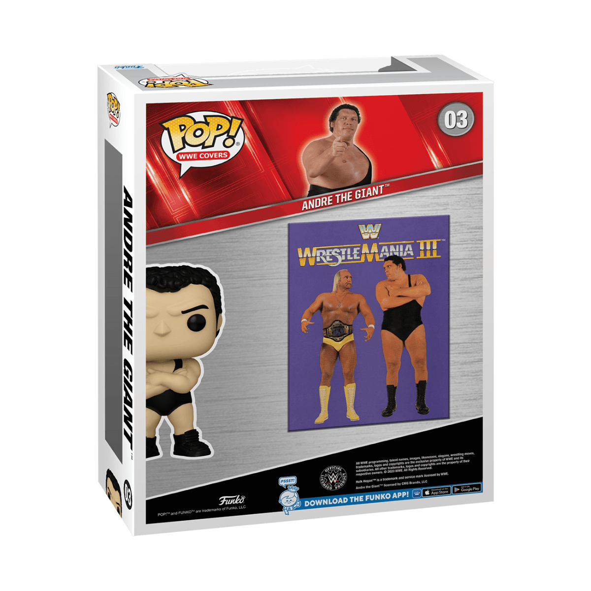 FUN73574 WWE - Hulk vs Andre - Andre the Giant US Exclusive Pop! Cover [RS] - Funko - Titan Pop Culture