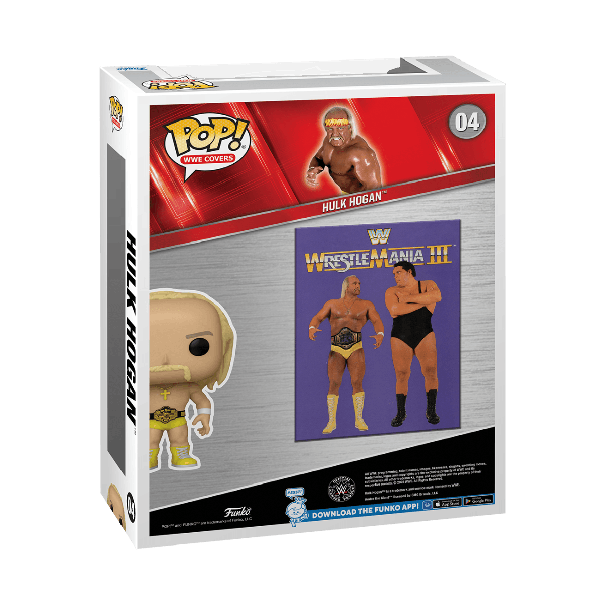 FUN73575 WWE - Hulk vs Andre - Hulk Hogan US Exclusive Pop! Cover [RS] - Funko - Titan Pop Culture