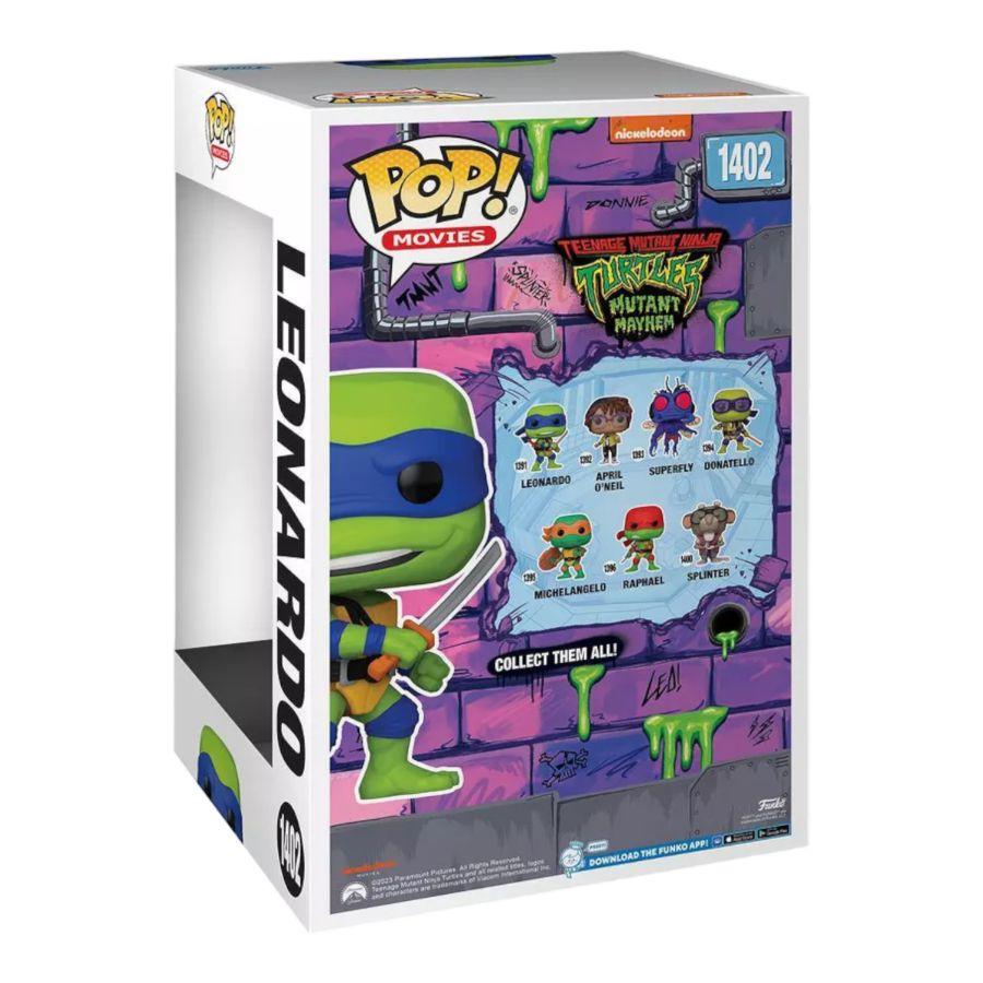 FUN73576 Teenage Mutant Ninja Turtles: Mutant Mayhem - Leonardo US Exclusive 10" Pop! Vinyl [RS] - Funko - Titan Pop Culture