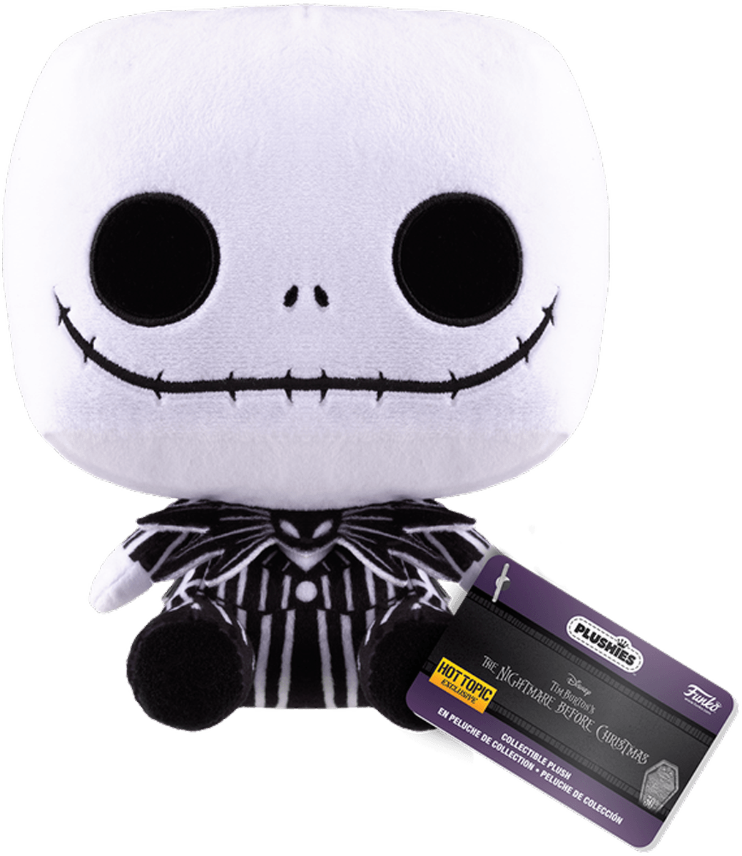 FUN73582 The Nightmare Before Christmas - Jack Skellington 30th Anniversary US Exclusive Glow 7" Plush [RS] - Funko - Titan Pop Culture