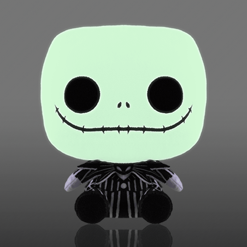 FUN73582 The Nightmare Before Christmas - Jack Skellington 30th Anniversary US Exclusive Glow 7" Plush [RS] - Funko - Titan Pop Culture