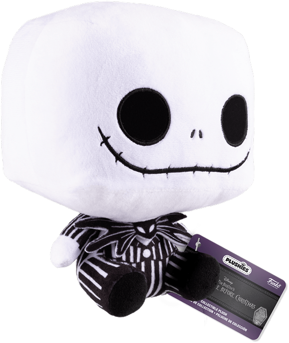 FUN73582 The Nightmare Before Christmas - Jack Skellington 30th Anniversary US Exclusive Glow 7" Plush [RS] - Funko - Titan Pop Culture