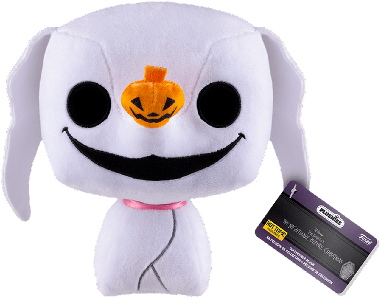 FUN73583 The Nightmare Before Christmas - Zero 30th Anniversary US Exclusive Glow 7" Plush [RS] - Funko - Titan Pop Culture