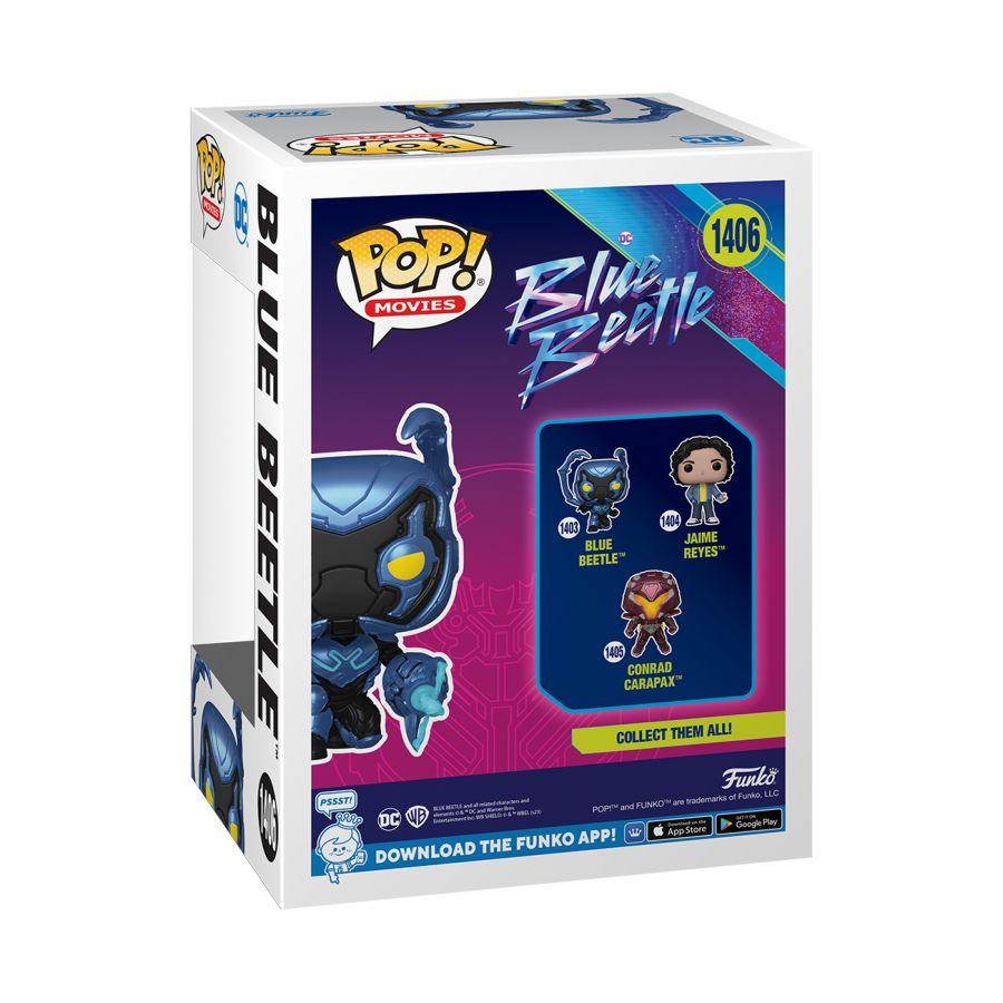 FUN73598 Blue Beetle (2023) - Blue Beetle Glow US Exclusive Pop! Vinyl [RS] - Funko - Titan Pop Culture