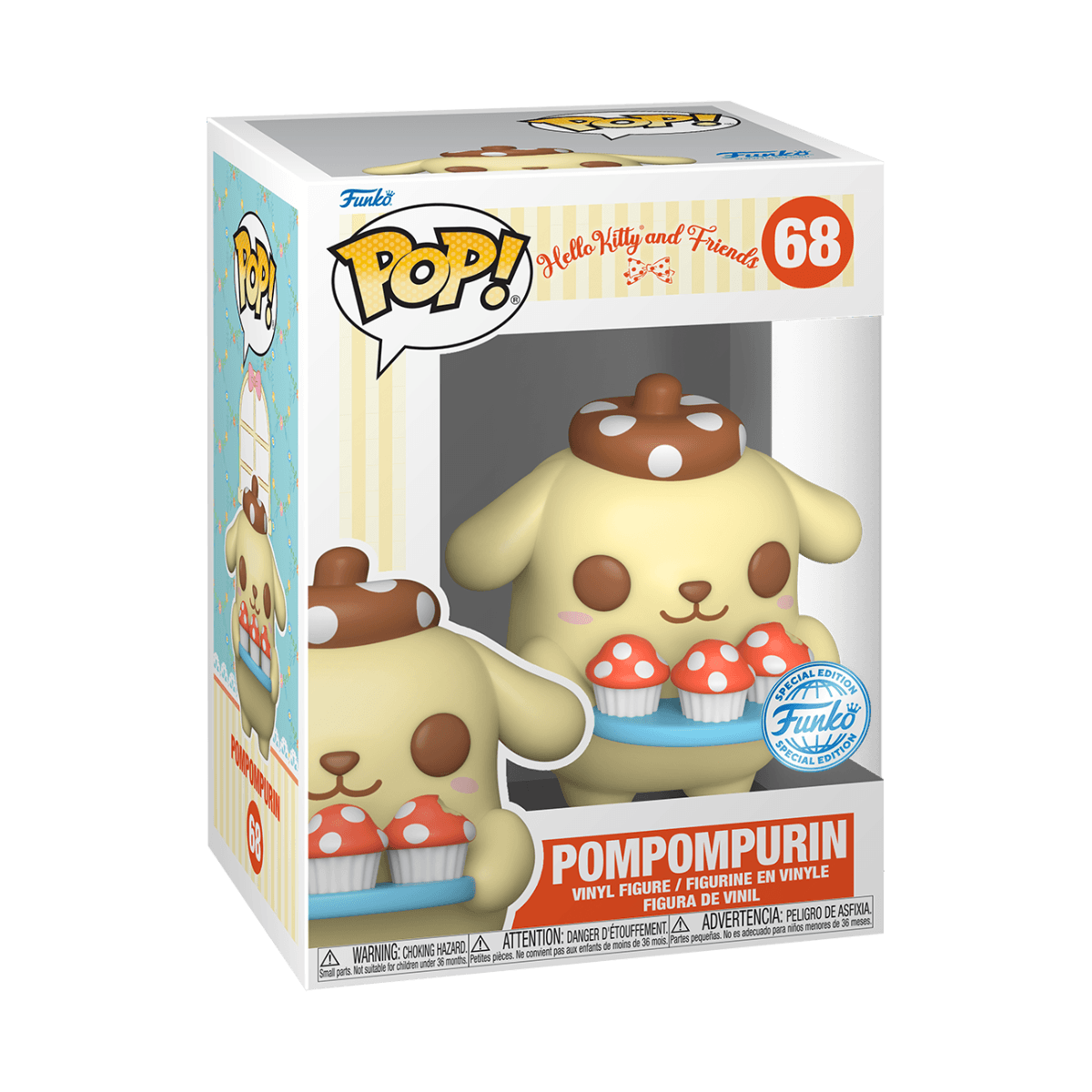 FUN73607 Hello Kitty - Pompompurin with Tray US Exclusive Pop! Vinyl [RS] - Funko - Titan Pop Culture