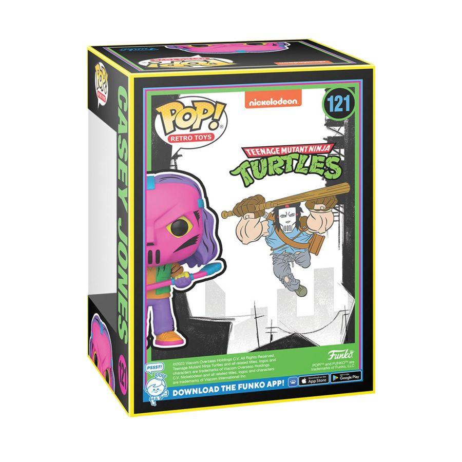 FUN73617 Teenage Mutant Ninja Turtles (Comic) - Casey Jones US Exclusive Blacklight Pop! Vinyl [RS] - Funko - Titan Pop Culture