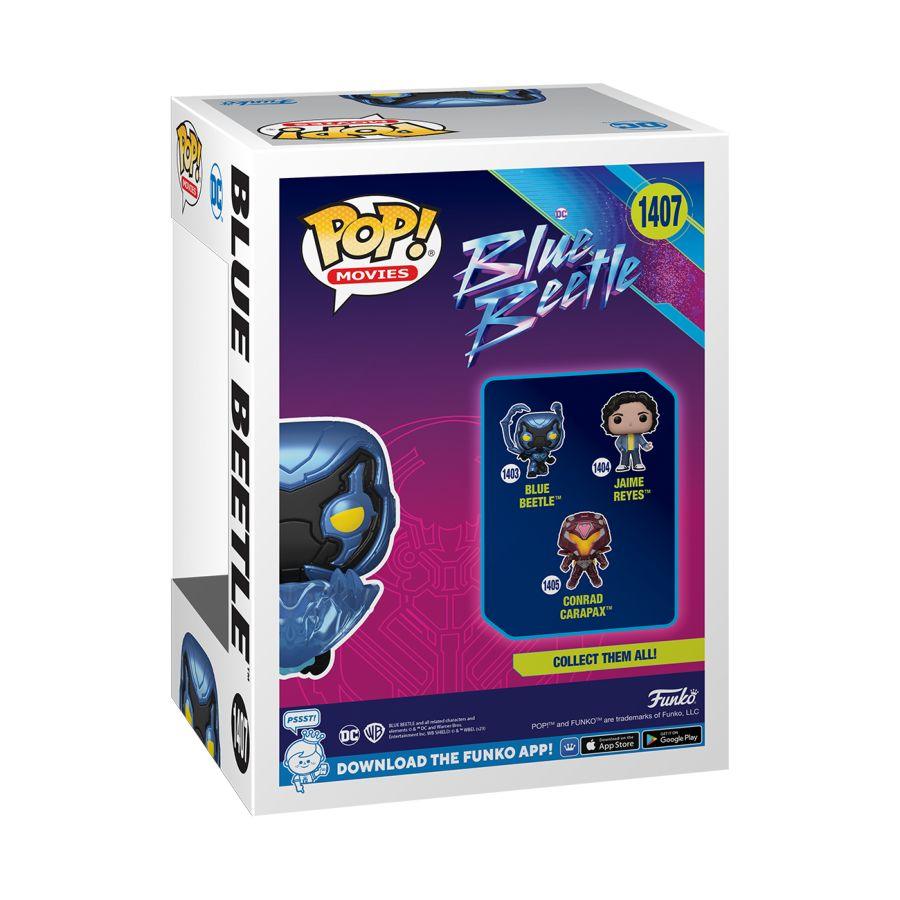 FUN73636 Blue Beetle (2023) - Blue Beetle in Flight Glow US Exclusive Pop! Vinyl [RS] - Funko - Titan Pop Culture