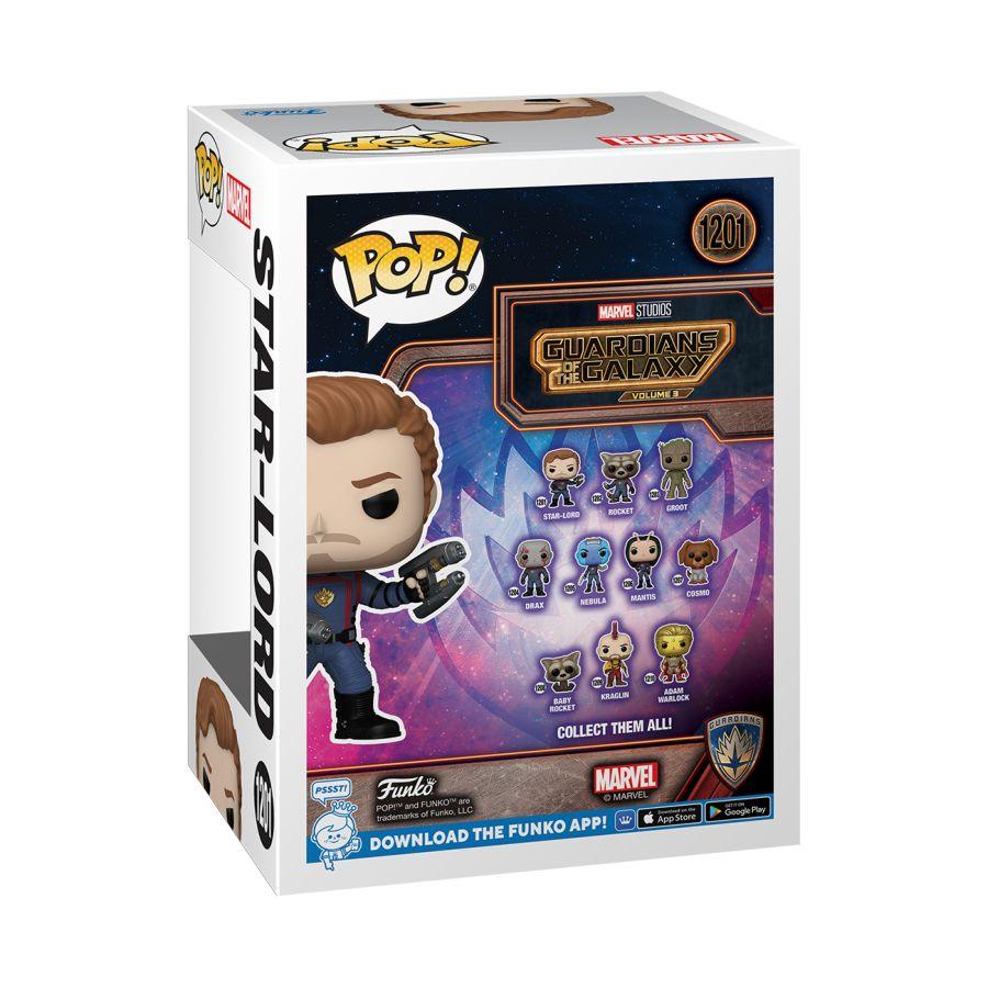 FUN73641 Guardians of the Galaxy: Volume 3 - Star Lord US Exclusive Glow Pop! Vinyl [RS] - Funko - Titan Pop Culture