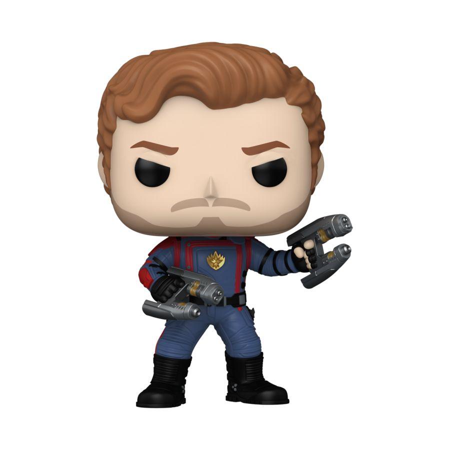 FUN73641 Guardians of the Galaxy: Volume 3 - Star Lord US Exclusive Glow Pop! Vinyl [RS] - Funko - Titan Pop Culture