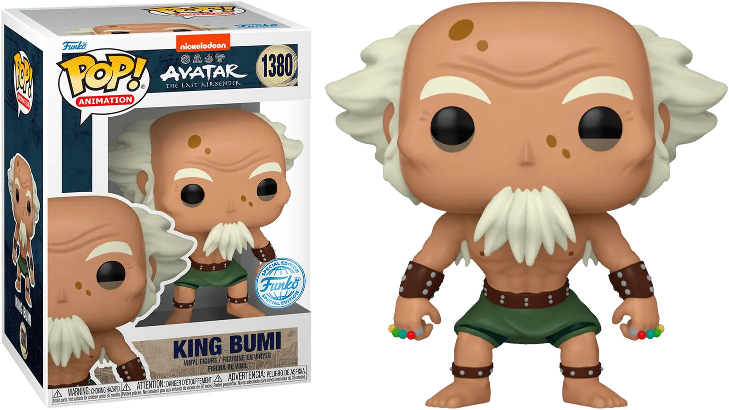 FUN73692 Avatar the Last Airbender - King Bumi US Exclusive Pop! Vinyl [RS] - Funko - Titan Pop Culture