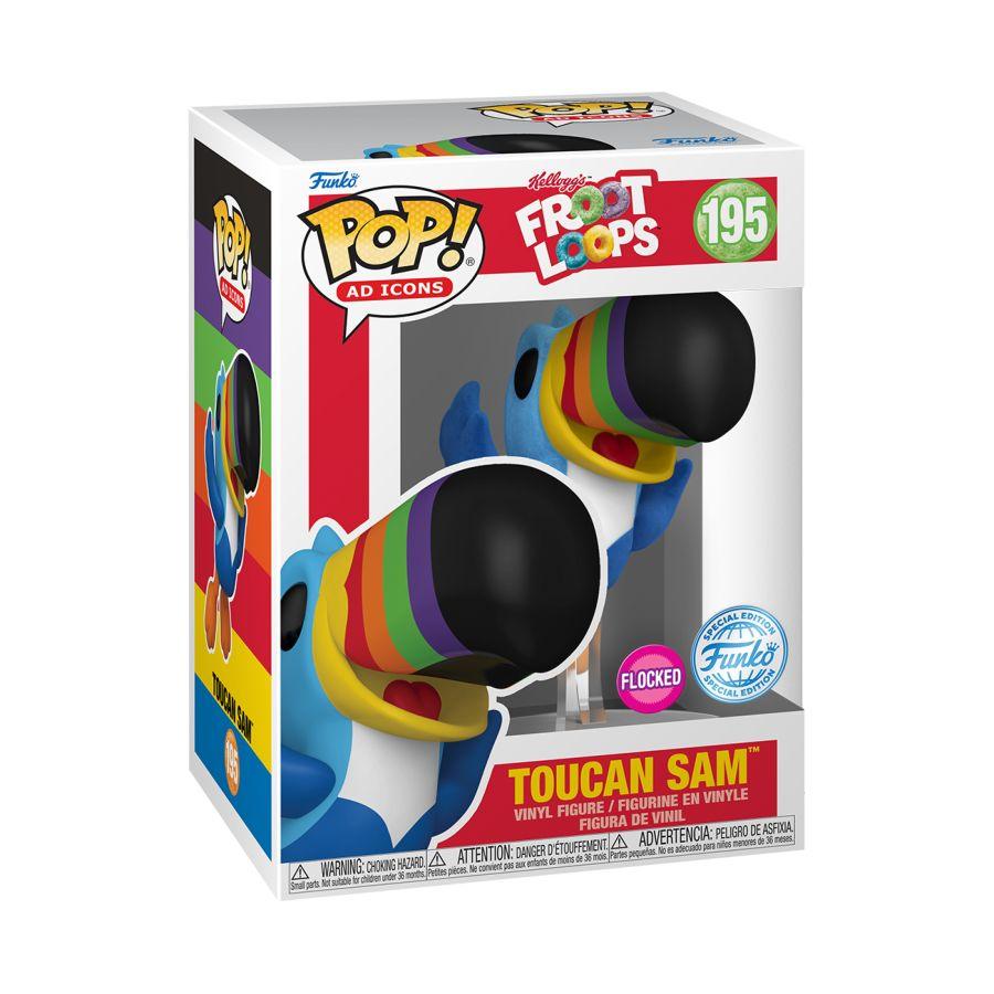 FUN73709 Kelloggs - Toucan Sam (Flying) US Exclusive Flocked Pop! Vinyl [RS] - Funko - Titan Pop Culture