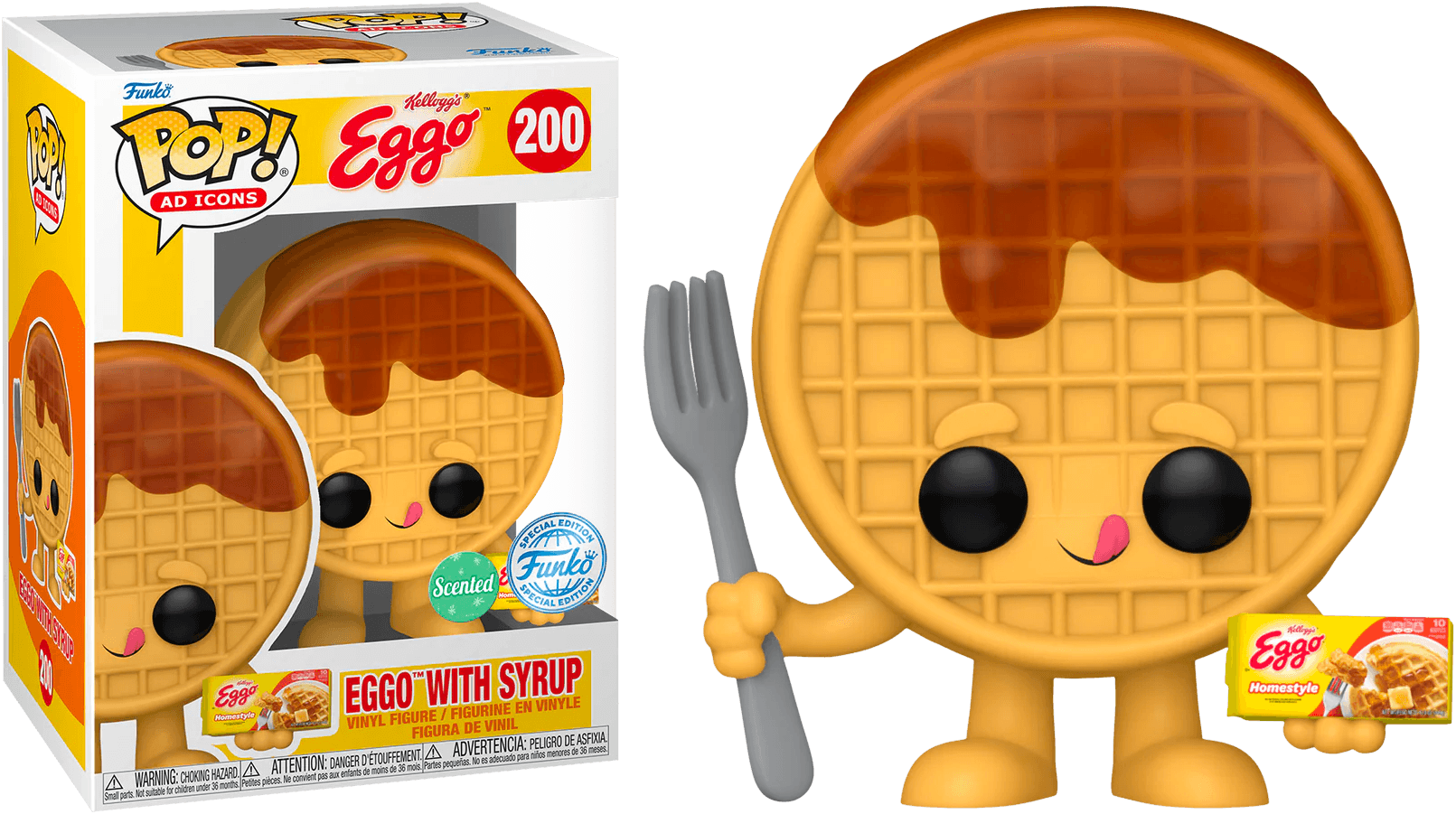 FUN73722 Kelloggs - Eggo with Syrup US Exclusive Scented Pop! Vinyl [RS] - Funko - Titan Pop Culture