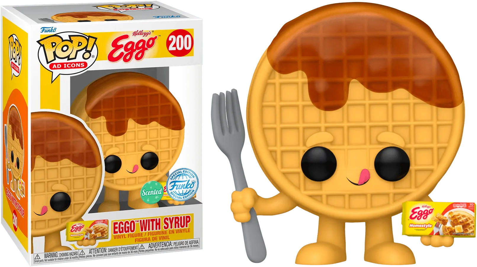 FUN73722 Kelloggs - Eggo with Syrup US Exclusive Scented Pop! Vinyl [RS] - Funko - Titan Pop Culture