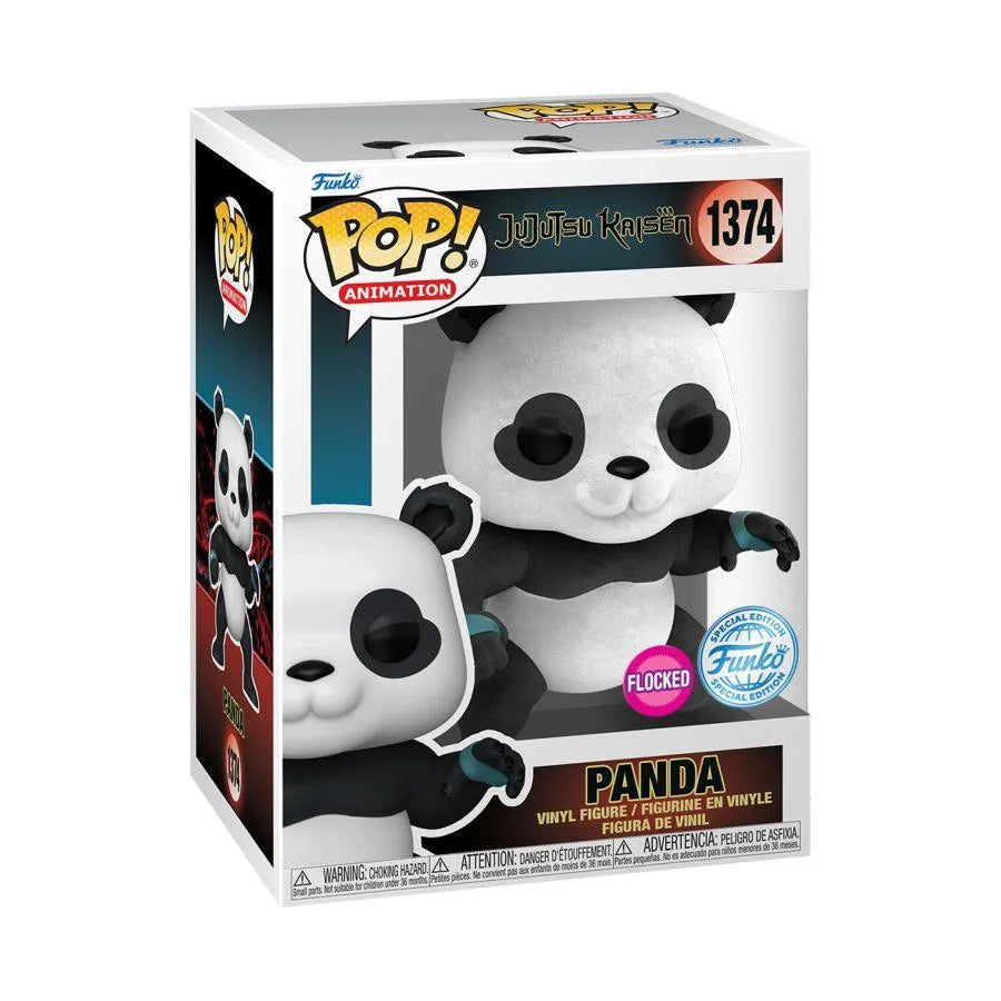 FUN73788 Jujutsu Kaisen - Panda US Exclusive Flocked Pop! Vinyl [RS] - Funko - Titan Pop Culture