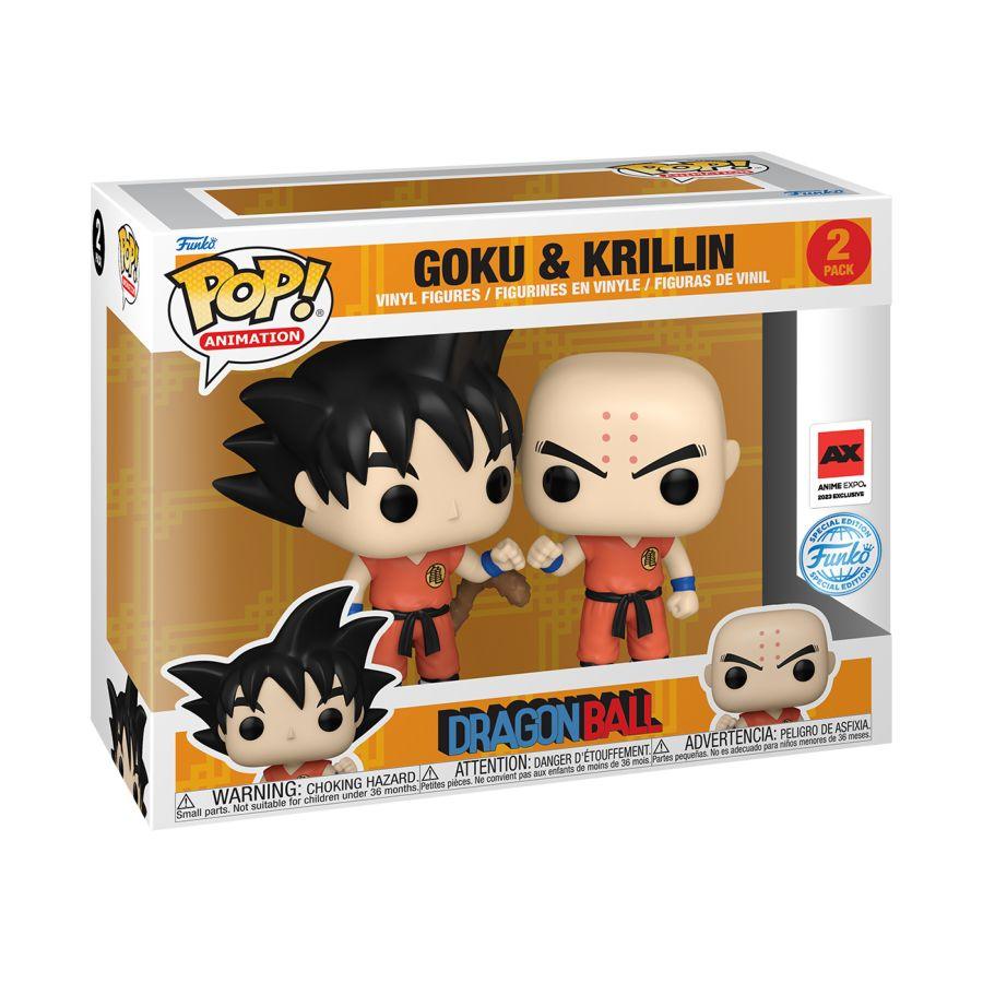 FUN73809 Dragon Ball Z - Goku and Krillin US Exclusive Pop! Vinyl 2-Pack [RS] - Funko - Titan Pop Culture