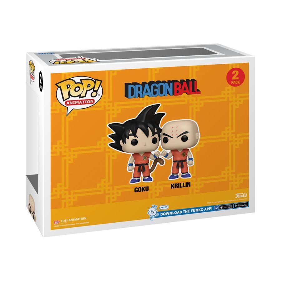 FUN73809 Dragon Ball Z - Goku and Krillin US Exclusive Pop! Vinyl 2-Pack [RS] - Funko - Titan Pop Culture