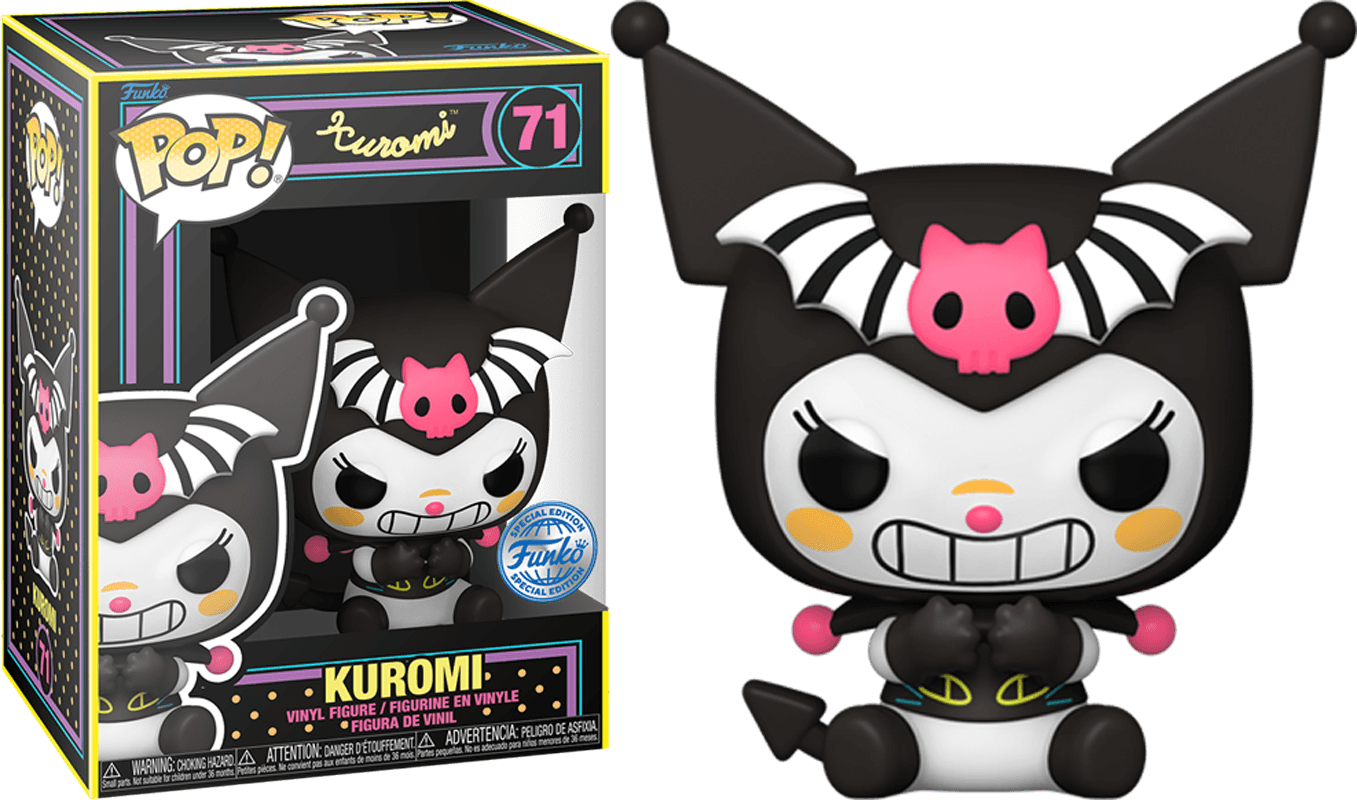 FUN73838 Hello Kitty - Ghost Kuromi US Exclusive Blacklight Pop! Vinyl [RS] - Funko TBA - Titan Pop Culture