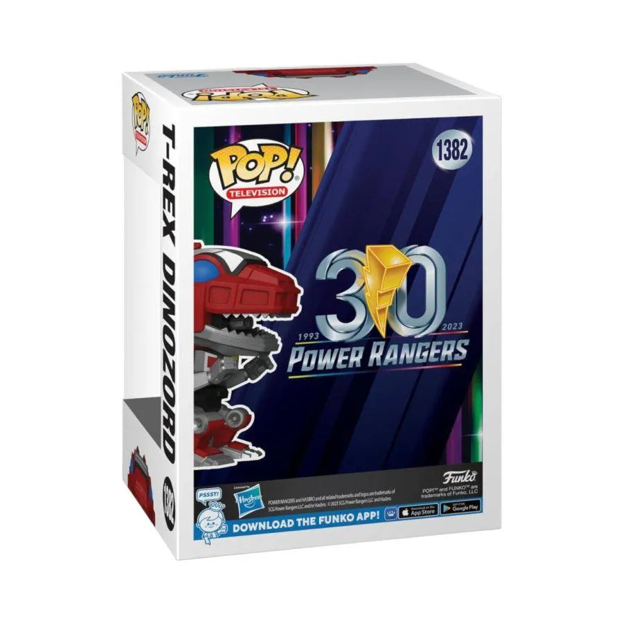 FUN73876 Power Rangers 30th Anniversary - T-Rex Dinozord US Exclusive Pop! Vinyl [RS] - Funko - Titan Pop Culture