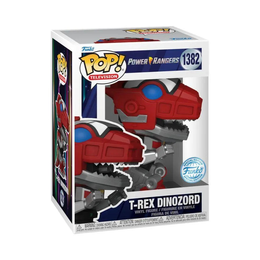 FUN73876 Power Rangers 30th Anniversary - T-Rex Dinozord US Exclusive Pop! Vinyl [RS] - Funko - Titan Pop Culture