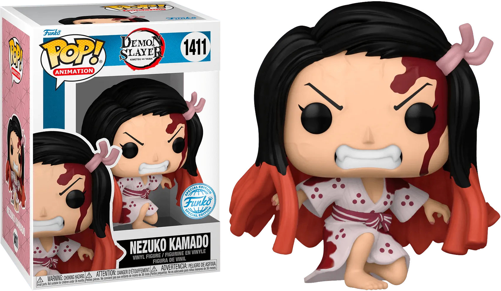 FUN73878 Demon Slayer - Nezuko Kamado US Exclusive Pop! Vinyl [RS] - Funko - Titan Pop Culture