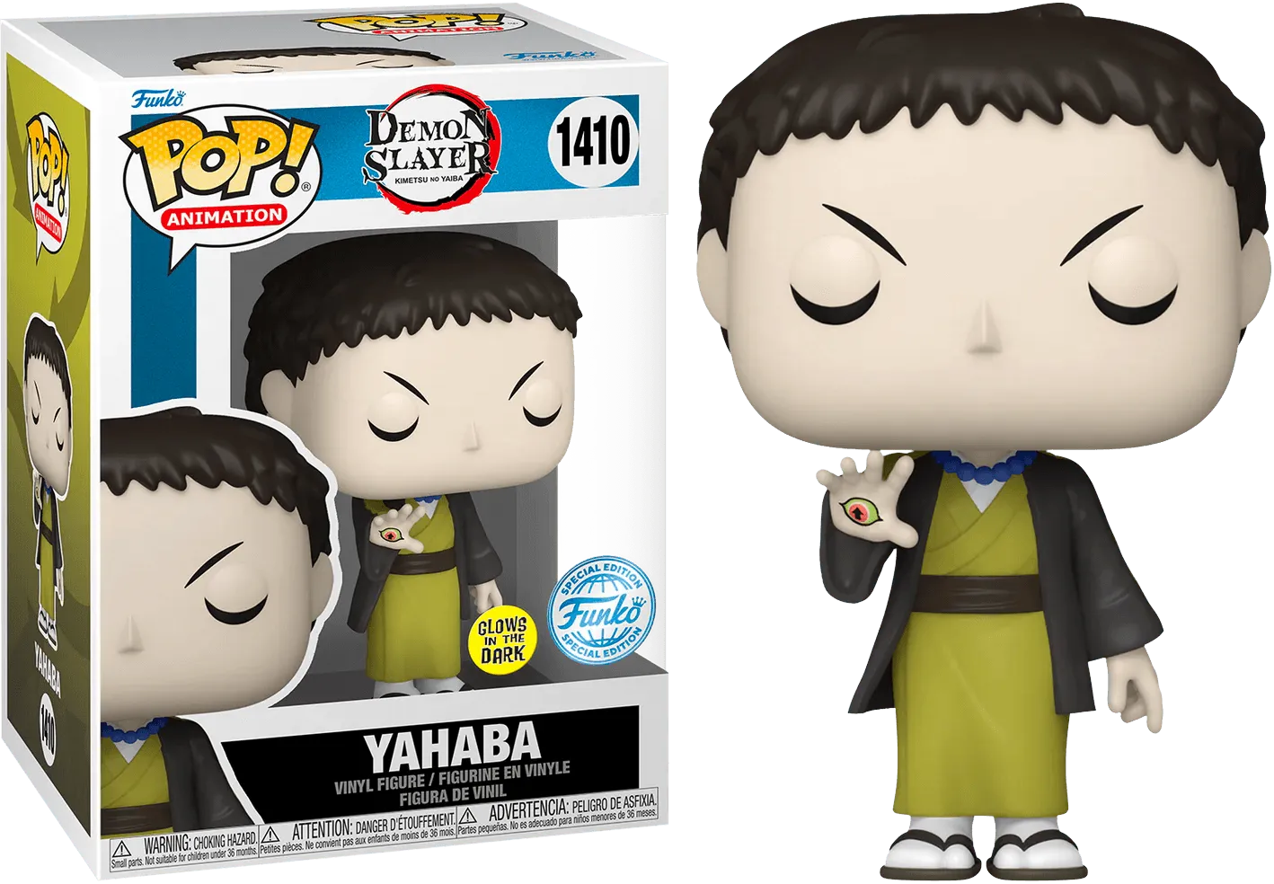 FUN73903 Demon Slayer - Yahaba US Exclusive Glow Pop! Vinyl [RS] - Funko - Titan Pop Culture