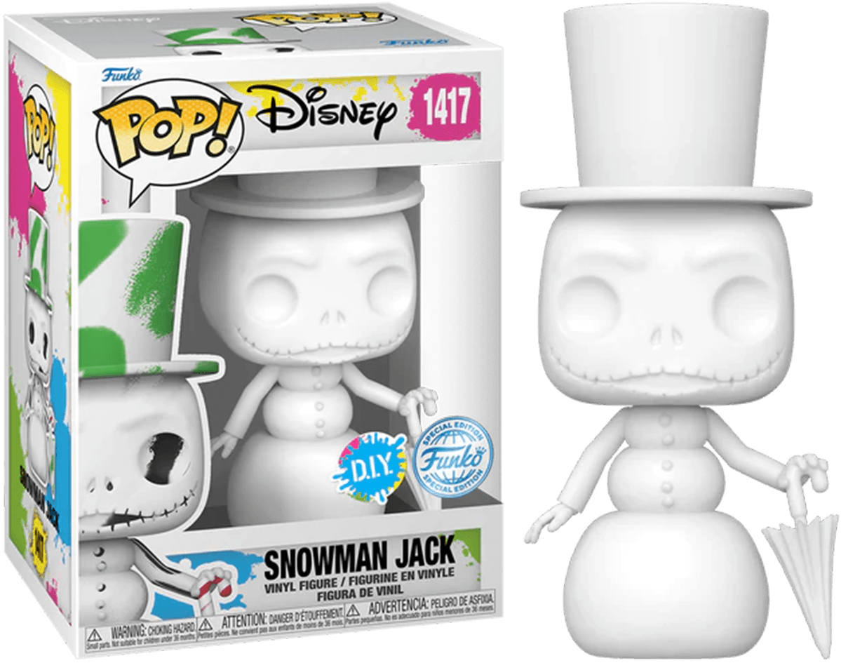 FUN73912 The Nightmare Before Christmas - Snowman Jack US Exclusive DIY Pop! Vinyl [RS] - Funko - Titan Pop Culture