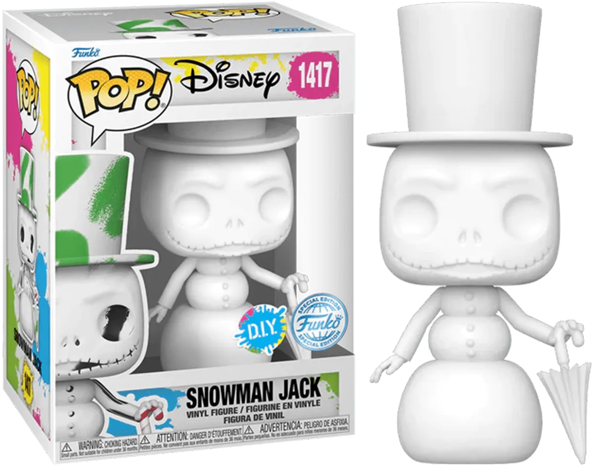 FUN73912 The Nightmare Before Christmas - Snowman Jack US Exclusive DIY Pop! Vinyl [RS] - Funko - Titan Pop Culture