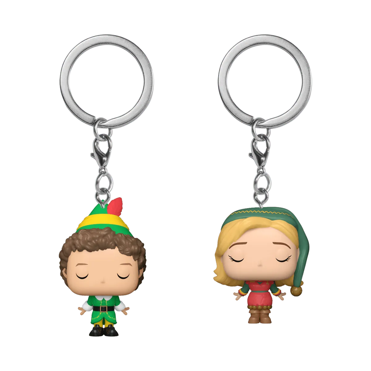 FUN73921 Elf - Buddy & Jovie US Exclusive Pop! Keychain 2-Pack [RS] - Funko - Titan Pop Culture