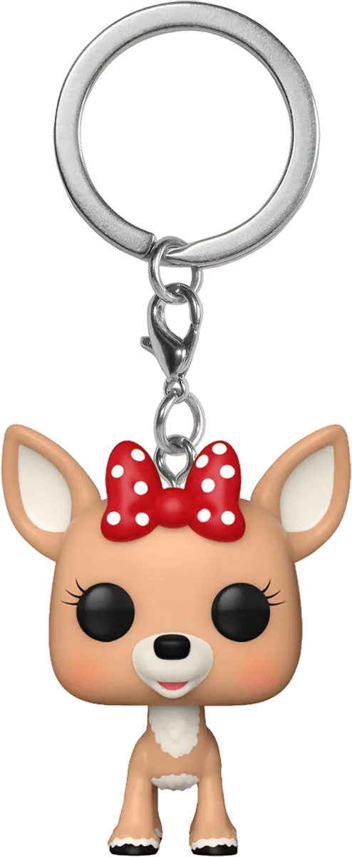 FUN73925 Rudolph - Rudolph & Clarice US Exclusive Pop! Keychain 2-Pack [RS] - Funko TBA - Titan Pop Culture