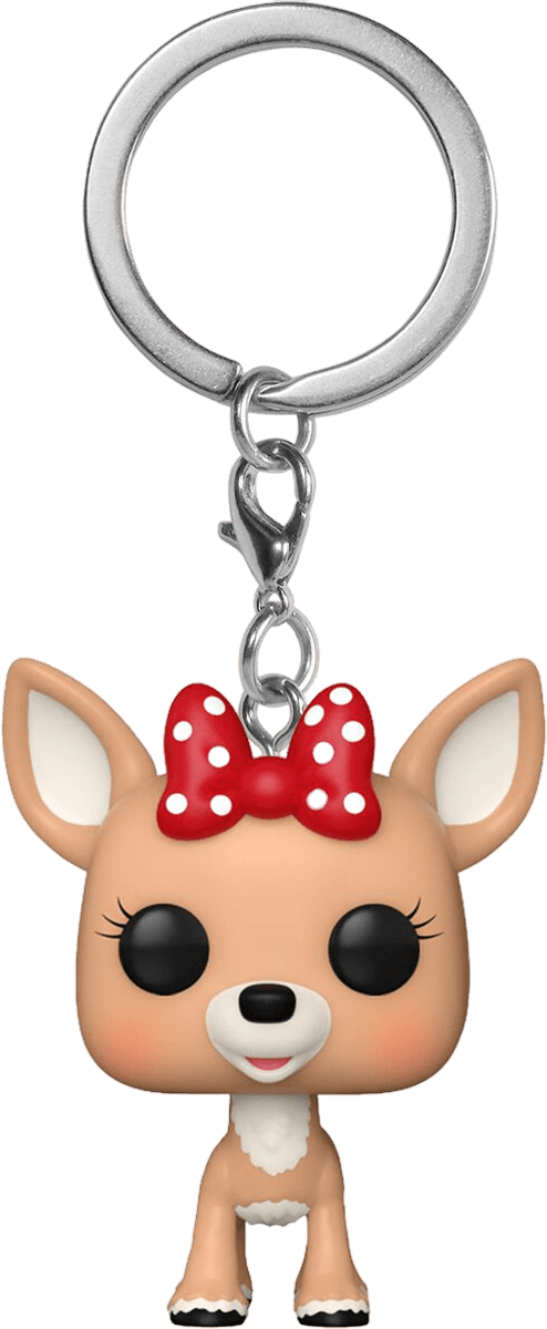 FUN73925 Rudolph - Rudolph & Clarice US Exclusive Pop! Keychain 2-Pack [RS] - Funko TBA - Titan Pop Culture