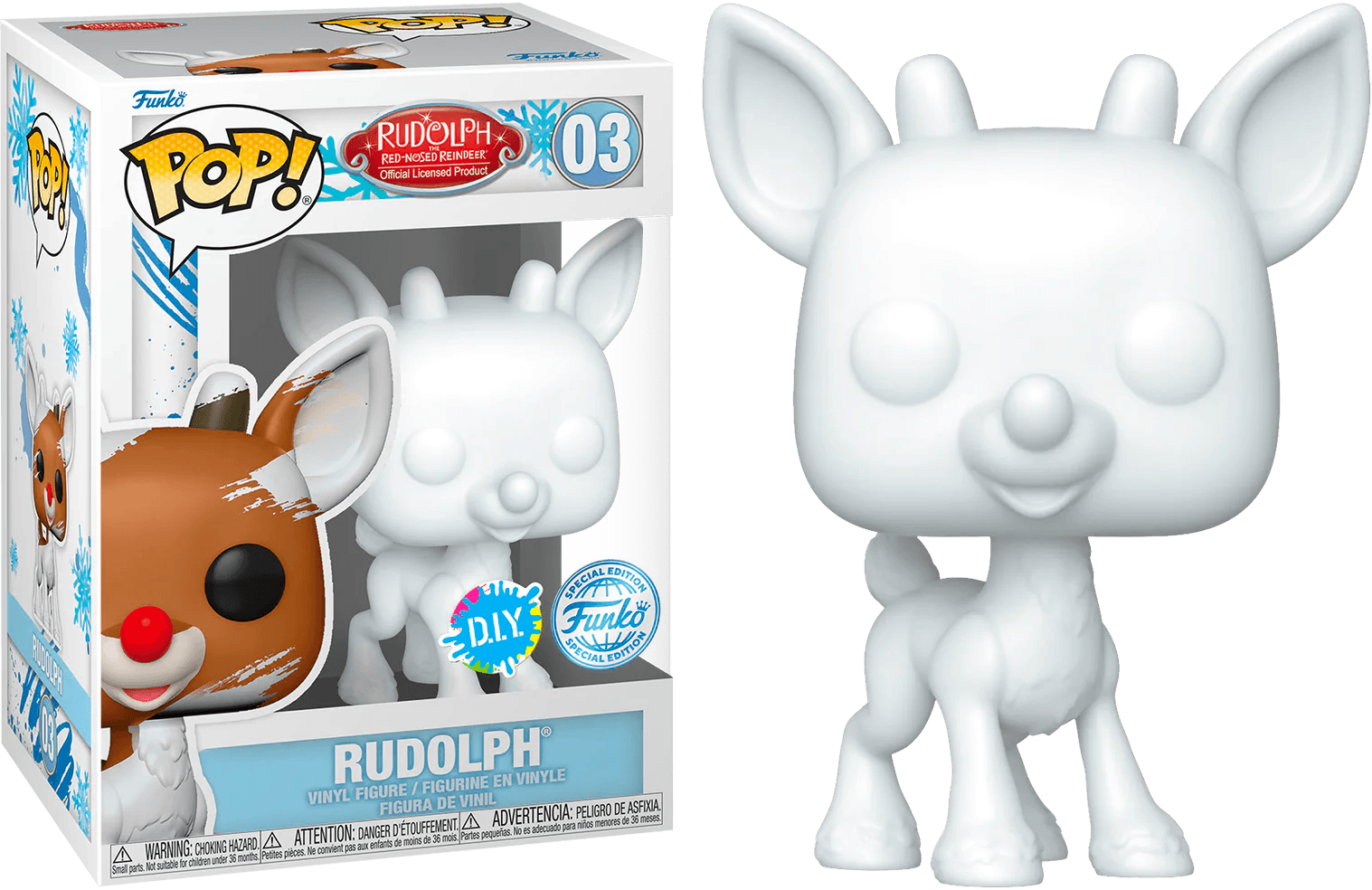 FUN73927 Rudolph - Rudolph US Exclusive DIY Pop! Vinyl [RS] - Funko - Titan Pop Culture