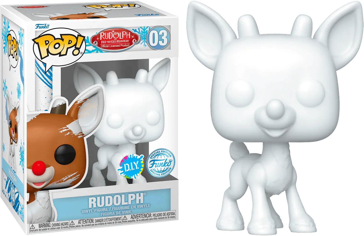 FUN73927 Rudolph - Rudolph US Exclusive DIY Pop! Vinyl [RS] - Funko - Titan Pop Culture