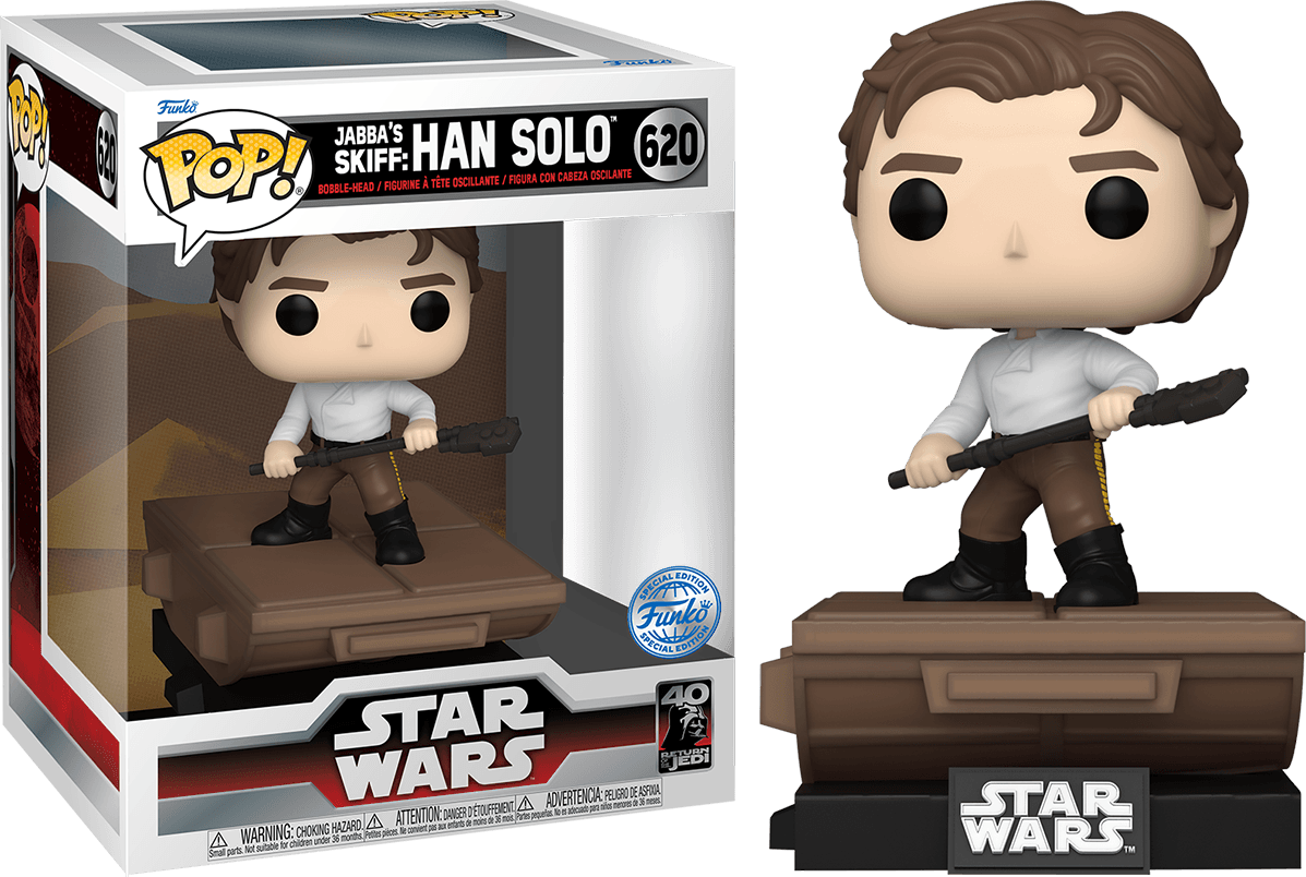 FUN73940 Star Wars: Return of the Jedi - Han Solo US Exclusive Build-A-Scene Pop! Deluxe [RS] - Funko - Titan Pop Culture