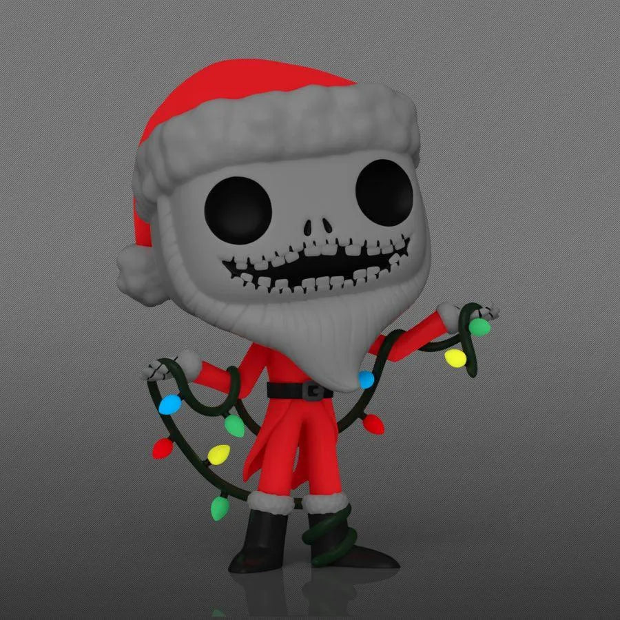 FUN73943 The Nightmare Before Christmas 30th Anniversary - Santa Jack US Exclusive Glow Pop! Vinyl [RS] - Funko - Titan Pop Culture