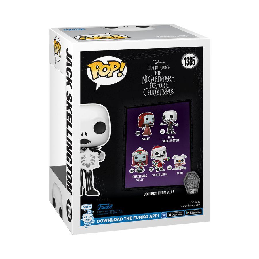 FUN73947 The Nightmare Before Christmas 30th Anniversary - Jack with Snowflake US Exclusive Pop! Vinyl [RS] - Funko - Titan Pop Culture