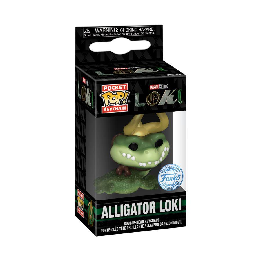 FUN74027 Loki (TV) - Alligator Loki US Exclusive Pop! Keychain [RS] - Funko - Titan Pop Culture