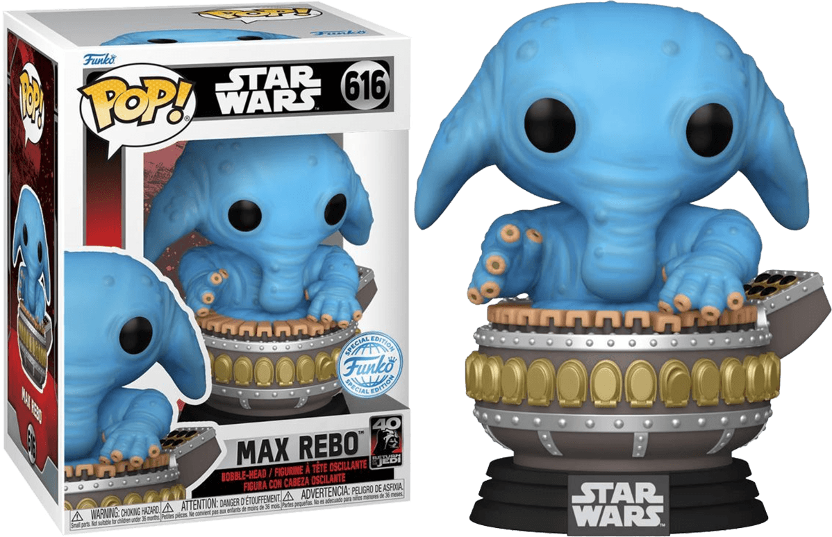 FUN74030 Star Wars - Max Rebo US Exclusive Pop! Vinyl [RS] - Funko - Titan Pop Culture