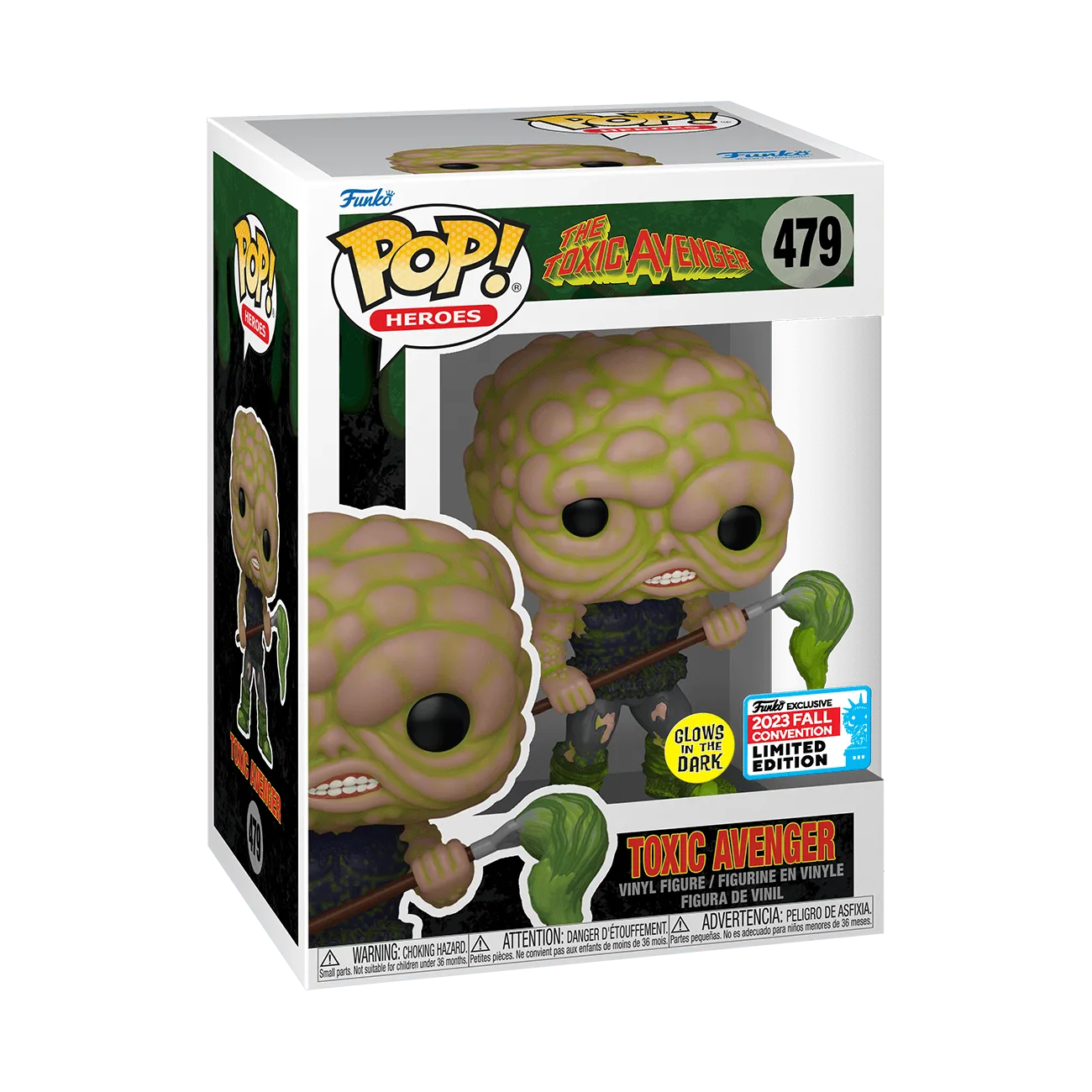 FUN74061 Troma - Toxic Avenger (Glow) NYCC 2023 US Exclusive Pop! Vinyl [RS] - Funko - Titan Pop Culture