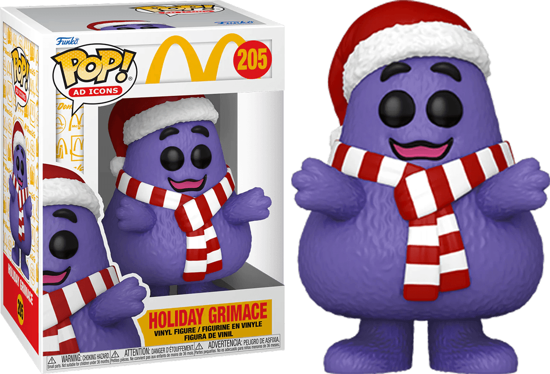 FUN74065 McDonalds - Holiday Grimace Pop! Vinyl - Funko TBA - Titan Pop Culture