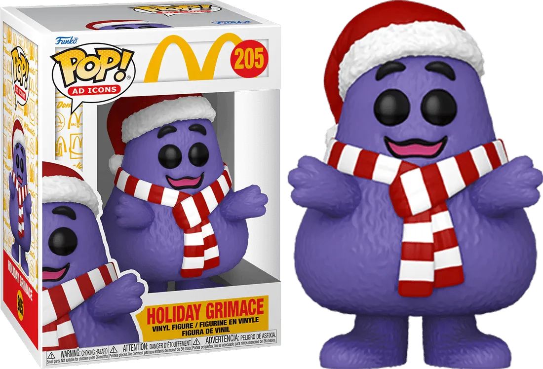 FUN74065 McDonalds - Holiday Grimace Pop! Vinyl - Funko TBA - Titan Pop Culture