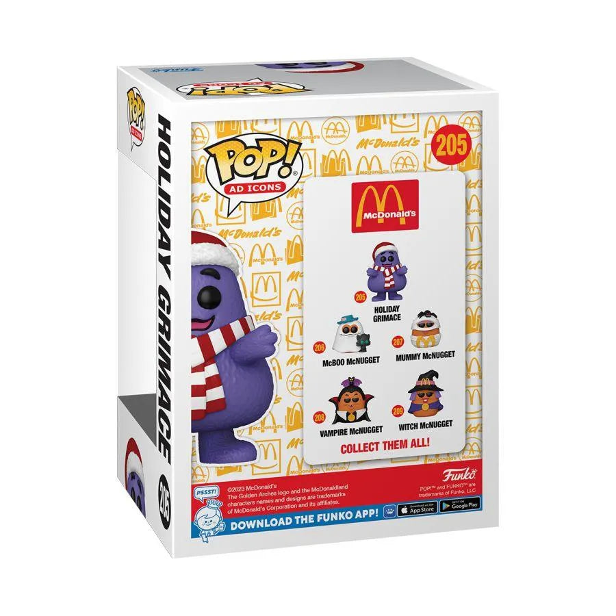 FUN74065 McDonalds - Holiday Grimace Pop! Vinyl - Funko TBA - Titan Pop Culture