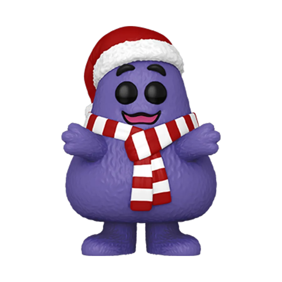 FUN74065 McDonalds - Holiday Grimace Pop! Vinyl - Funko TBA - Titan Pop Culture